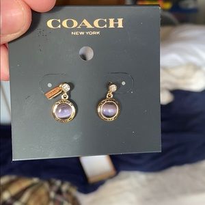 Coach earrings